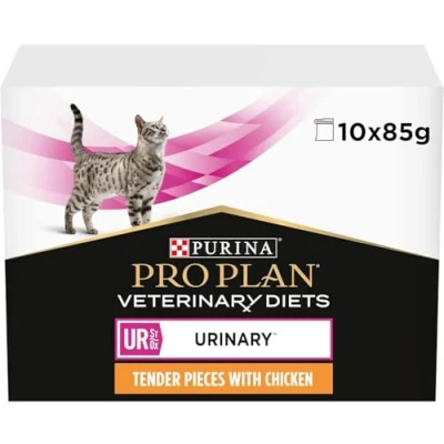 Afbeelding van Purina Pro Plan VD UR Urinary Kat Pouch Kip 10 x 85 g