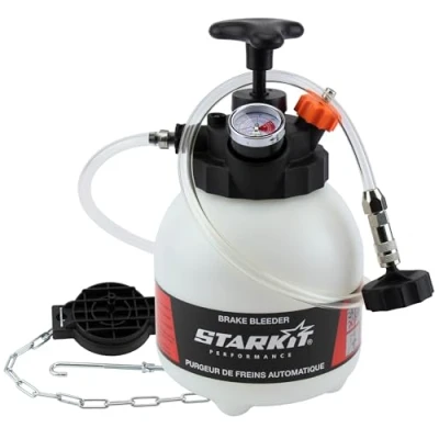 Afbeelding van remontluchter (3 liter) met adapters voor meerdere merken. Vloeibare auto