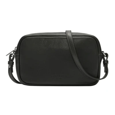 Afbeelding van LIEBESKIND BERLIN Leren Schoudertas Maia Crossbody Bag Black Zwart