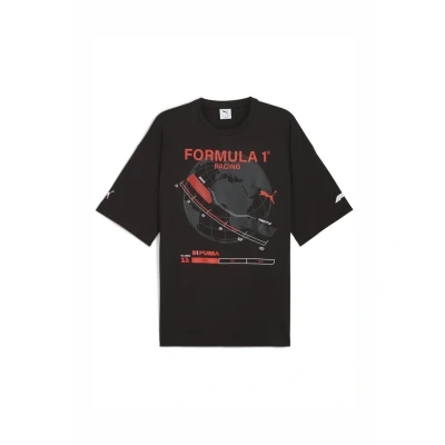 Afbeelding van F1Â® T shirt met print voor Heren, Zwart, Maat XS PUMA