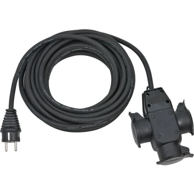 Afbeelding van Brennenstuhl 1167810301 Stroom Verlengkabel Zwart 10.00 m H07RN F 3G 1,5 mm²
