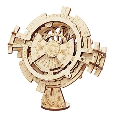 Afbeelding van ROKR Eeuwigdurende Kalender 3D Houten Puzzels/Mechanische Modellen/Gedreven Model Mechanische Modelbouwuitrustingen voor Tieners en Volwassenen