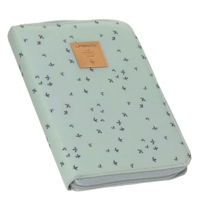 Image de LÄSSIG Maman Pochette pour carnet de maternité documents échographies/Document Pouch Floral Mint