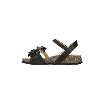 Afbeelding van Think! KOAK Riemchen Sandalen met sleehak, Dames, Maat: 37, Black Leer