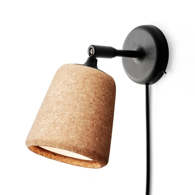 Afbeelding van New Works Material Original wandlamp kurk natuur