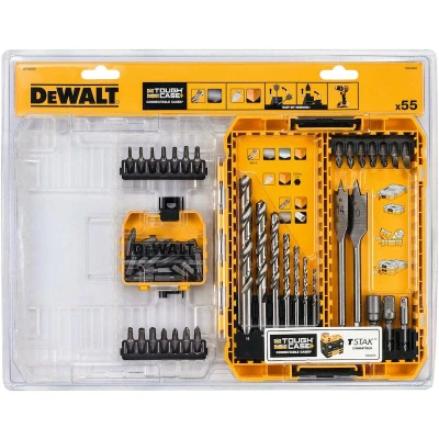 Afbeelding van DEWALT ACCESSOIRES 56 DELIGE HSS G METAAL SCHROEF /BOORSET IN TOUGH CASE DT70757 QZ