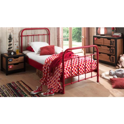 Afbeelding van Bed New York 90 x 200 cm rood
