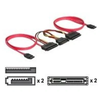 Image de DeLOCK SATA All in One cable câble 50 cm