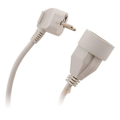 Afbeelding van Zenitech Verlengkabel, 16 A, 2P+T, HO5VV F 3G1,5 mm², wit, 5 m