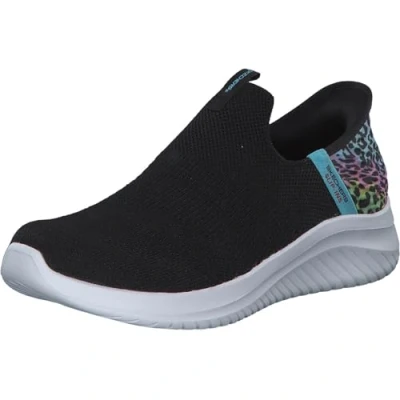 Afbeelding van Skechers Slip On pour fille, Black Mesh Multi Trim, 36 EU