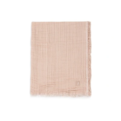 Afbeelding van Jollein Deken Ledikant 120x120cm Fringe Moonstone/Ivory GOTS