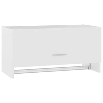 Image de vidaXL Garde robe blanc 70x32,5x35 cm bois d&#039;ingénierie