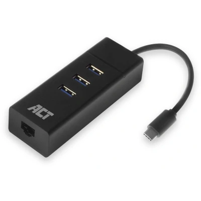 Afbeelding van Kabels: USB: USB Hubs: ACT AC6400 C 3.2 Gen1 Hub 3 port