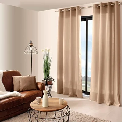 Afbeelding van Enjoy Home 2015NA140240 gordijn, polyester, met 8 ogen, 140 x 240 cm, natuur, cm