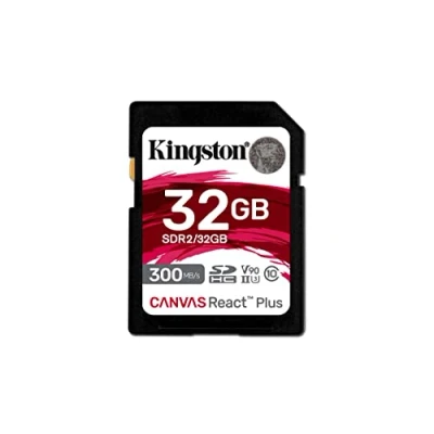 Image de Kingston Canvas React Plus Carte mémoire flash 32 Go Video Class V90 / UHS II U3 Class10 SDXC