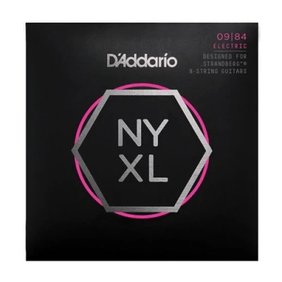 Image de D&#039;Addario NYXL0984, filet nickel, Super Light, 09 84 Jeu guitare électrique 8 cordes Strandberg
