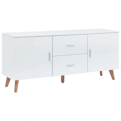 Afbeelding van Dressoir 160x40x70 cm MDF wit
