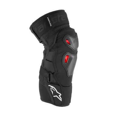 Afbeelding van Alpinestars Bionic Pro Plasma Kniebeschermers Zwart / Rood Wit maat S/M