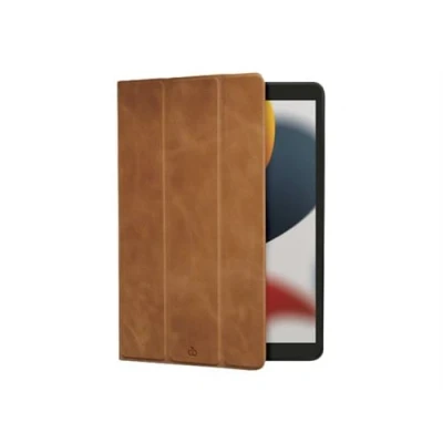 Image de Coque Apple iPad 9 (2021) 10.2 pouces: dbramante1928 Risskov Case portefeuille Brun Cuir Véritable Housse de tablette