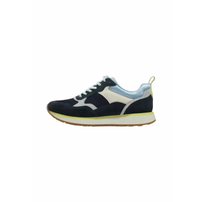 Afbeelding van Tamaris Dames 1 23741 43 Sneakers voor dames, Navy Comb