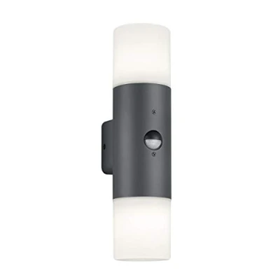 Afbeelding van TRIO HOOSIC Wandlamp Antraciet excl. 2x E27 4,9W Buitenverlichting IP44