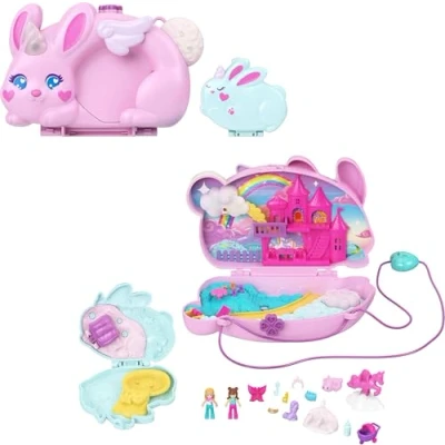 Afbeelding van Polly Pocket Baby und Häschenmama Schatulle