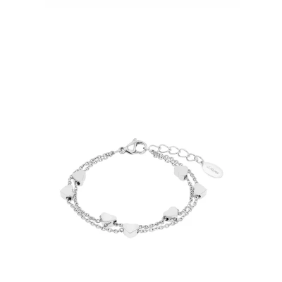 Afbeelding van s.Oliver Armband Arm juwelen, 14+2 cm, Zilver, Hart, Geleverd in een juwelen geschenkverpakking, 2018830