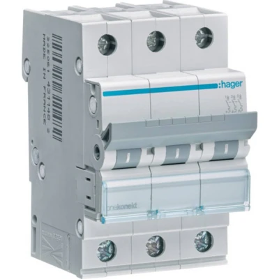 Afbeelding van Hager MCN325 Zekeringautomaat 1 fasig 25 A 230 V, 400 V