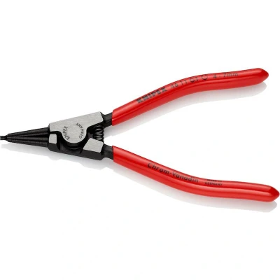 Afbeelding van Knipex 46 11 G1 Precisie borgveertang Geschikt voor borgringen Buitenringen 4 7 mm Puntvorm Recht