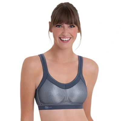 Afbeelding van Anita Momentum Tshirt BH, Dames, Maat: 75E, Anthrazit