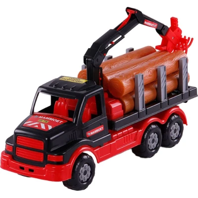 Afbeelding van Cavallino Mammoet Torpedo Hout Vrachtwagen, 47,5cm
