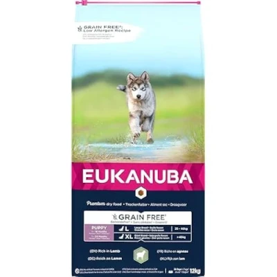 Afbeelding van Eukanuba Hondenvoer Graanvrij Lam Puppy Large 12 kg
