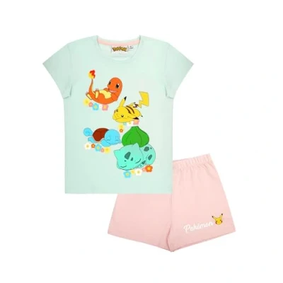 Afbeelding van Pokemon Pikachu Korte pyjama voor meisjes, Lichtblauw