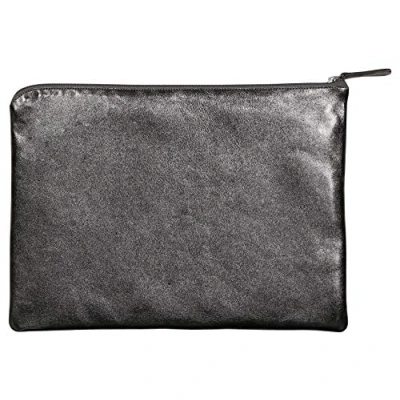 Afbeelding van Clairefontaine 410137C universele platte tas (etui) leer, 35 x 25 cm, van echt lamsleer, grafiet