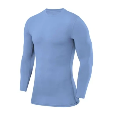 Afbeelding van PowerLayer PL LS Crew Boys T shirt voor jongens, Lichtblauw