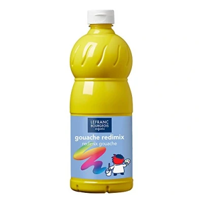 Afbeelding van L&amp;B Plakkaatverf Redimix Primary Yellow 1L