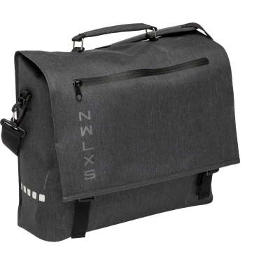 Afbeelding van Fietstas New Looxs Varo Messenger 15 liter 39 x 30 13 cm grijs