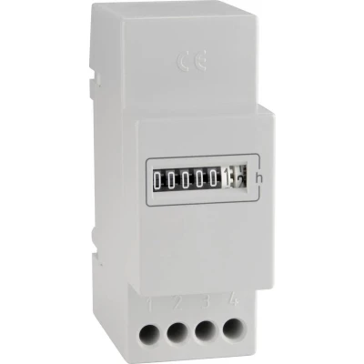 Afbeelding van BAUSER 666.6/008 022 0 1 001 Bedrijfsurenteller voor DIN rail 660 serie