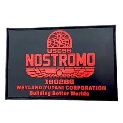 Afbeelding van USCSS Nostromo Alien Weyland Yutani Rood Airsoft PVC Moral Cosplay Team Patch