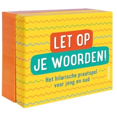 Afbeelding van Let op je woorden! doos met kaarten