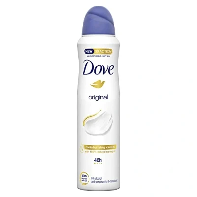 Afbeelding van Dove Original Anti transpirant Deodorant Spray 6 x 150 ml Voordeelverpakking