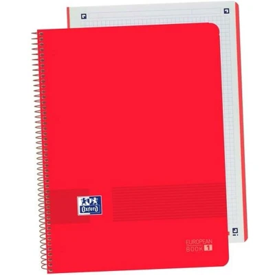 Afbeelding van Schrift Oxford Live&amp;Go Rood A4 5 Stuks
