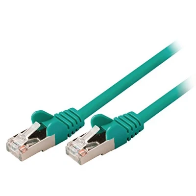 Image de Valueline Câble réseau RJ 45 (M) pour 5 m SF/UTP CAT 5e moulé, rond, sans crochet vert