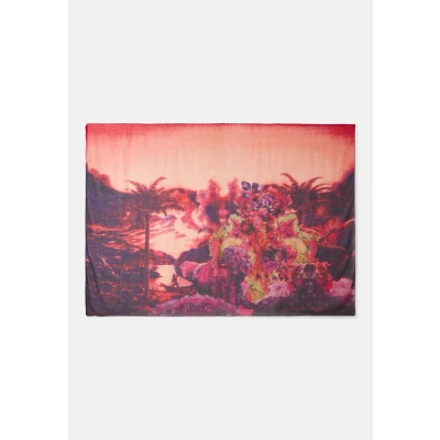 Afbeelding van Desigual Sjaal, Dames, Maat: One Size, Red