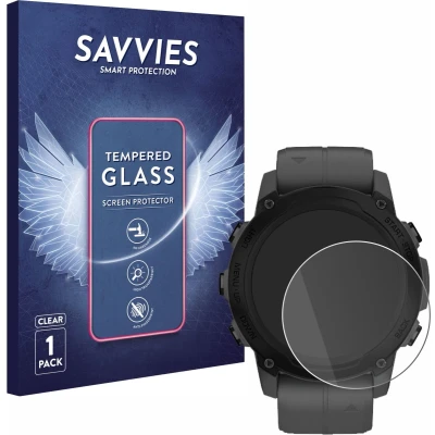 Afbeelding van Savvies Gehard glazen schermbeschermer, Smartwatch beschermfolie, Transparant