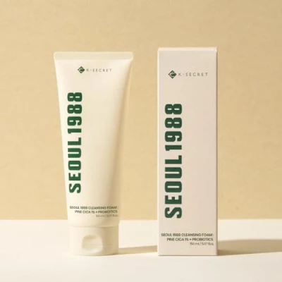 Afbeelding van K SECRET KSECRET SEOUL 1988 Reinigingsschuim: Dennencica 1% + Probiotica, 150ml / 5.07 fl.oz