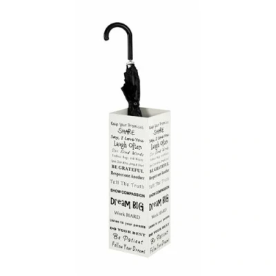 Image de Paris Prix Porte parapluies Design lettrage 48cm Blanc