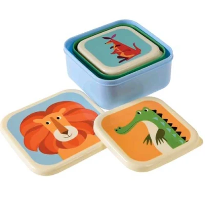 Afbeelding van Rex london snackdoosjes colourful creatures 3st