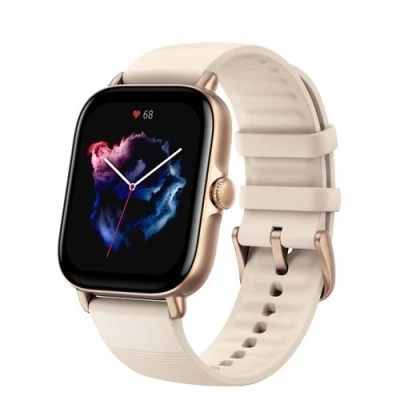 Afbeelding van Amazfit GTS 3 Roségoud Witte Band