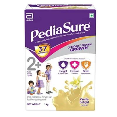 Afbeelding van Pediasure Vanilla Delight 1 kg / 35,2 oz kunststof glas voor kinderen van 2 jaar tot 10